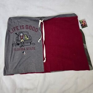 Upcycled FSU skirt made from recycled  tshirts‎ One size Fits Most